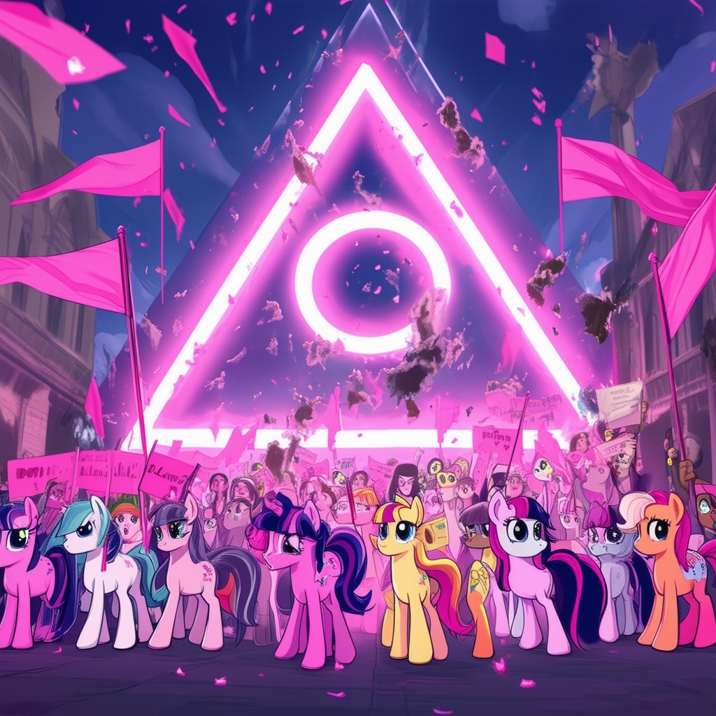 Illuminati pony revolution.