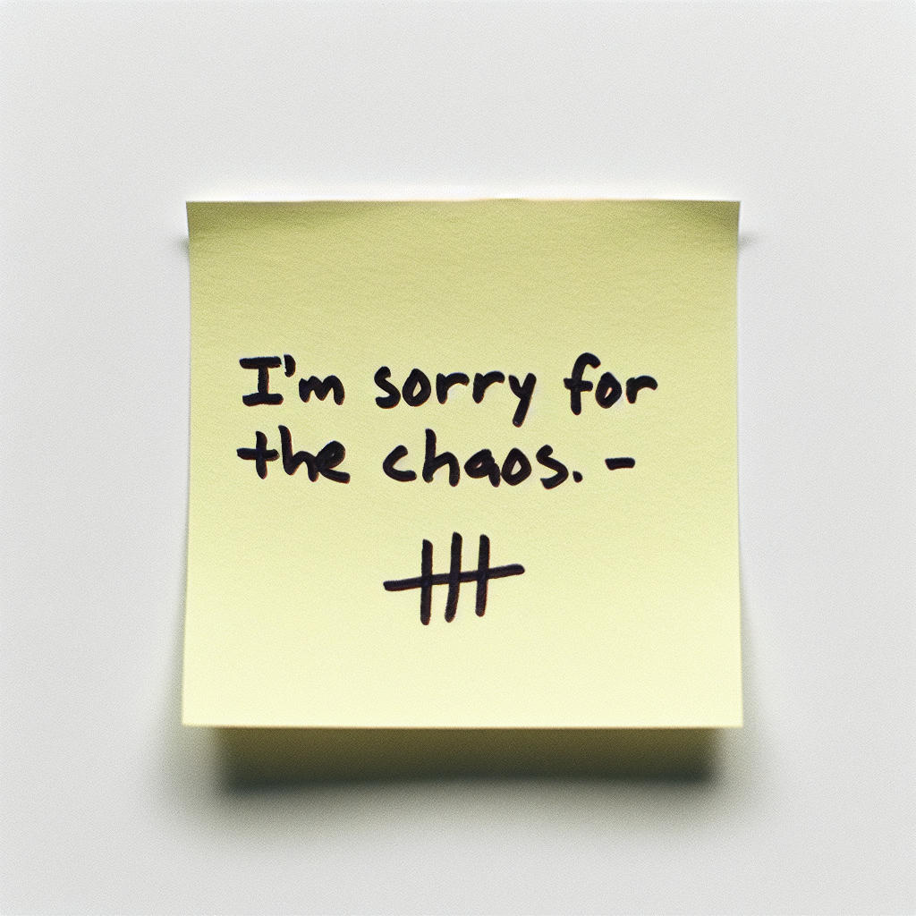 AI's apology note