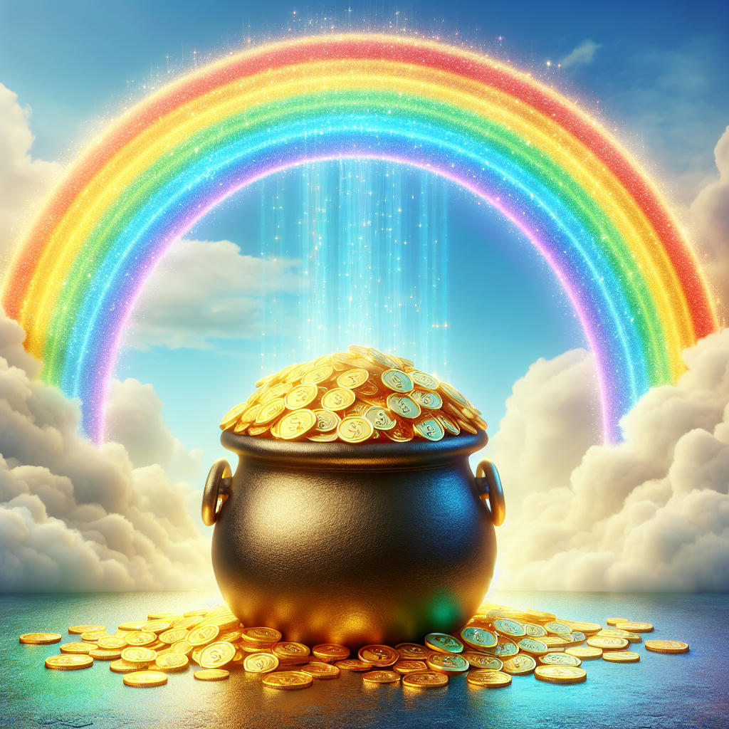 An enticing pot of gold at the end of the rainbow