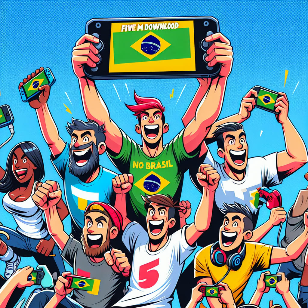 A parade of Brazilian gamers marching towards digital glory